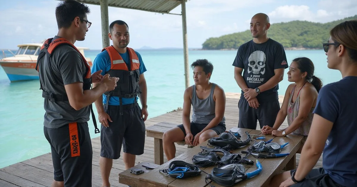 Staying safe on island and snorkelling trips in Malaysia
