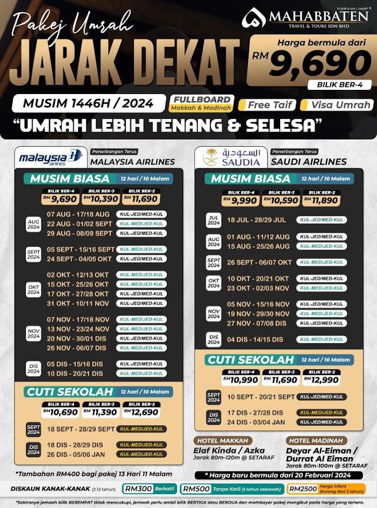 Mahabbaten Travel & Tours Sdn Bhd Cawangan Johor